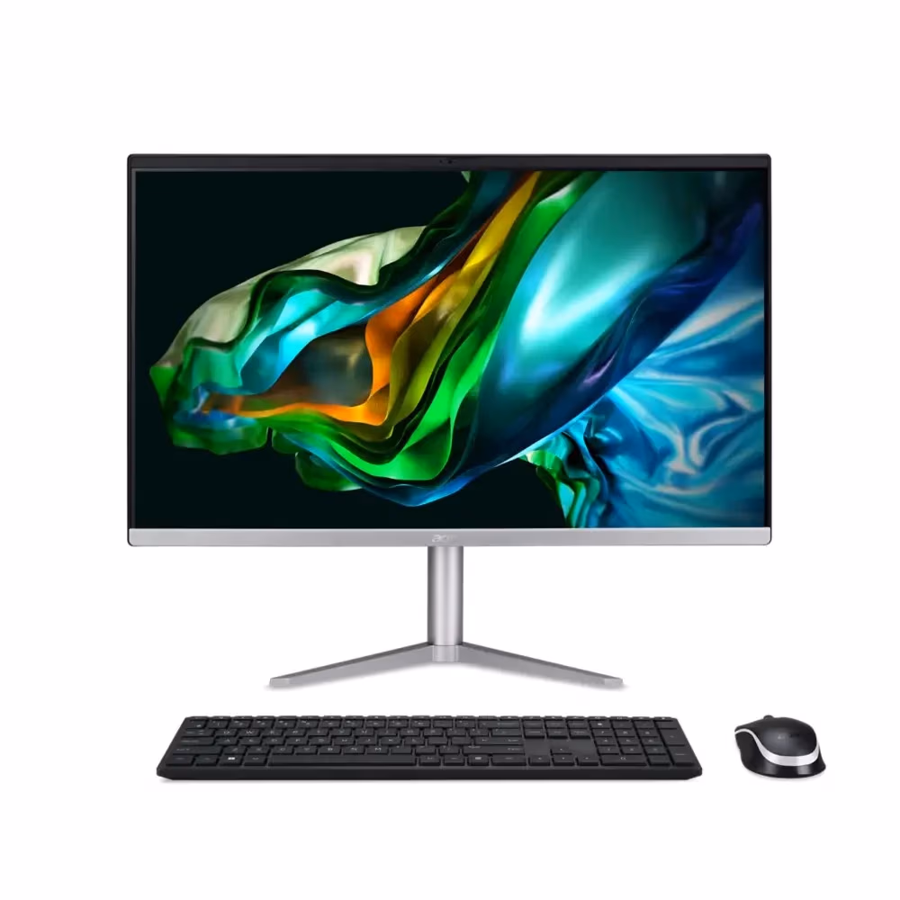 All-in-One PC 23.8” Acer Aspire C24-1300 (DQ.BKRME.00C) / AMD Ryzen 3 7320U / 8GB / 512GB SSD / Black 