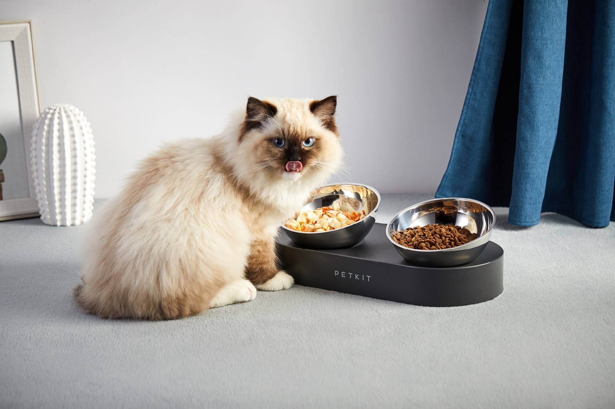 Bol metalic de alimentare dual reglabil Petkit Fresh Nan photo 3