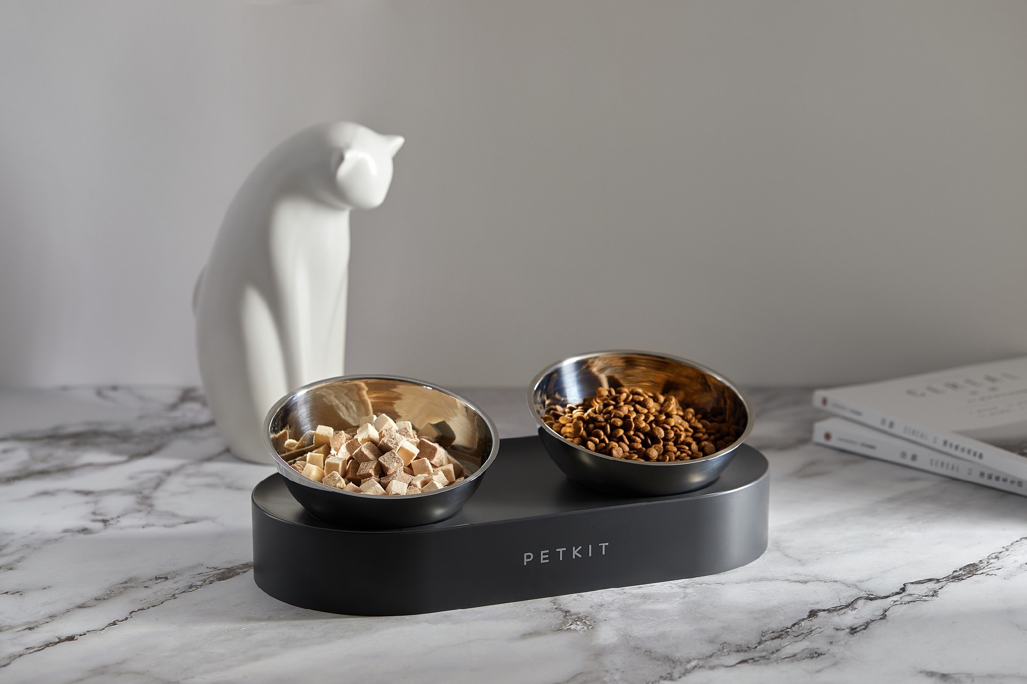 Bol metalic de alimentare dual reglabil Petkit Fresh Nan photo 4