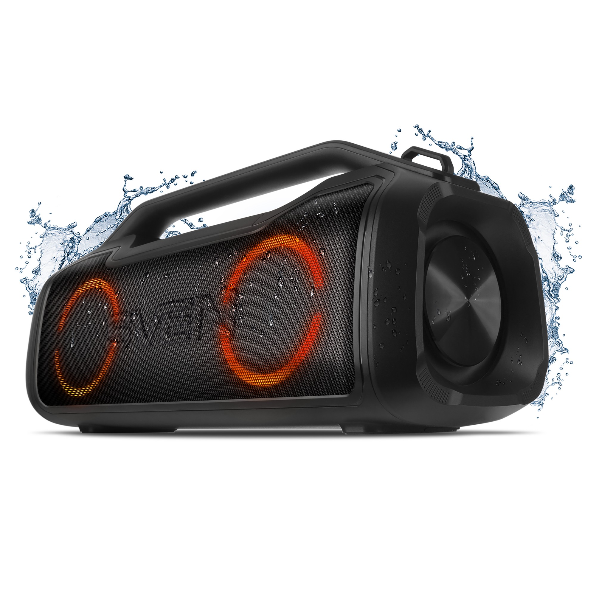 Портативная Колонка SVEN PS-390 Black / 50W / Bluetooth / FM tuner / USB / microSD / TWS photo 1 Портативная Колонка SVEN PS-390 Black / 50W / Bluetooth / FM tuner / USB / microSD / TWS photo 1