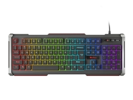 Клавиатура проводная Genesis Keyboard Rhod 400, RGB, RU Layout, With RGB Backlight