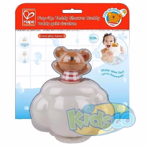 Hape E0202A Pop-Up Teddy Shower Buddy 