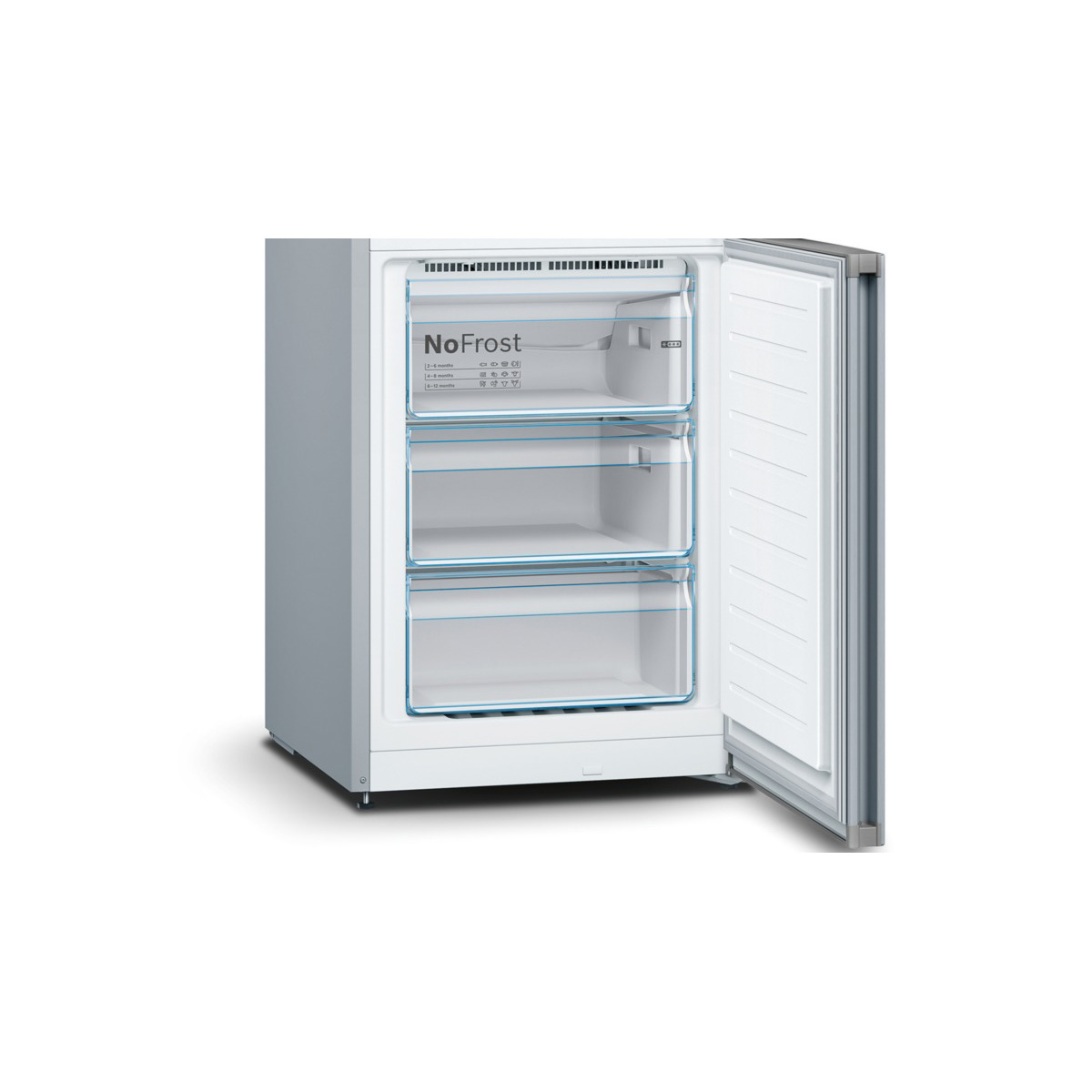 Холодильник двухдверный Bosch KGN36VL326 / 324 л / 186 см / E / Серебристый photo 5