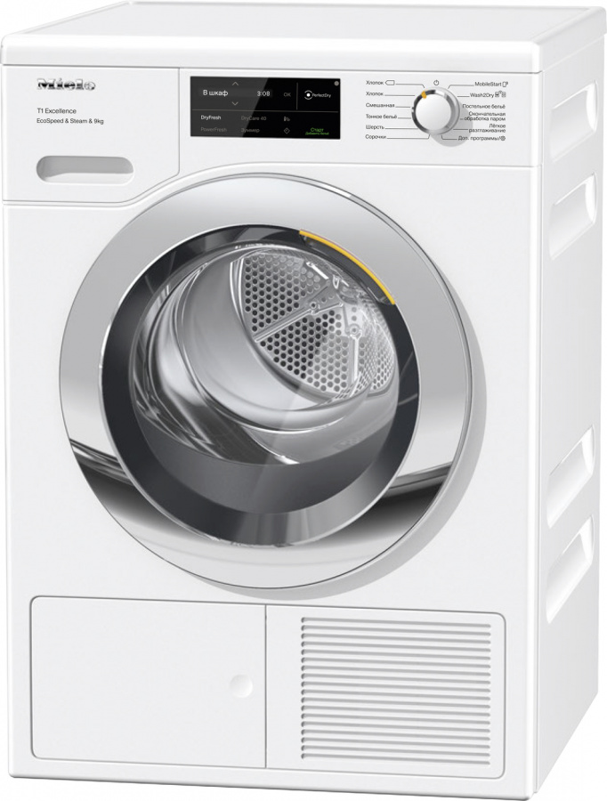 Сушильная машина Miele TEL785WP / 9 кг / A+++ / Белый photo 1