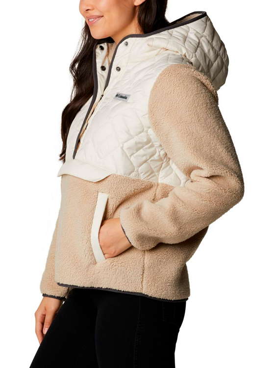 Hanorac Columbia Sweet View Fleece Hooded Pullover XS Bej Femei photo 3