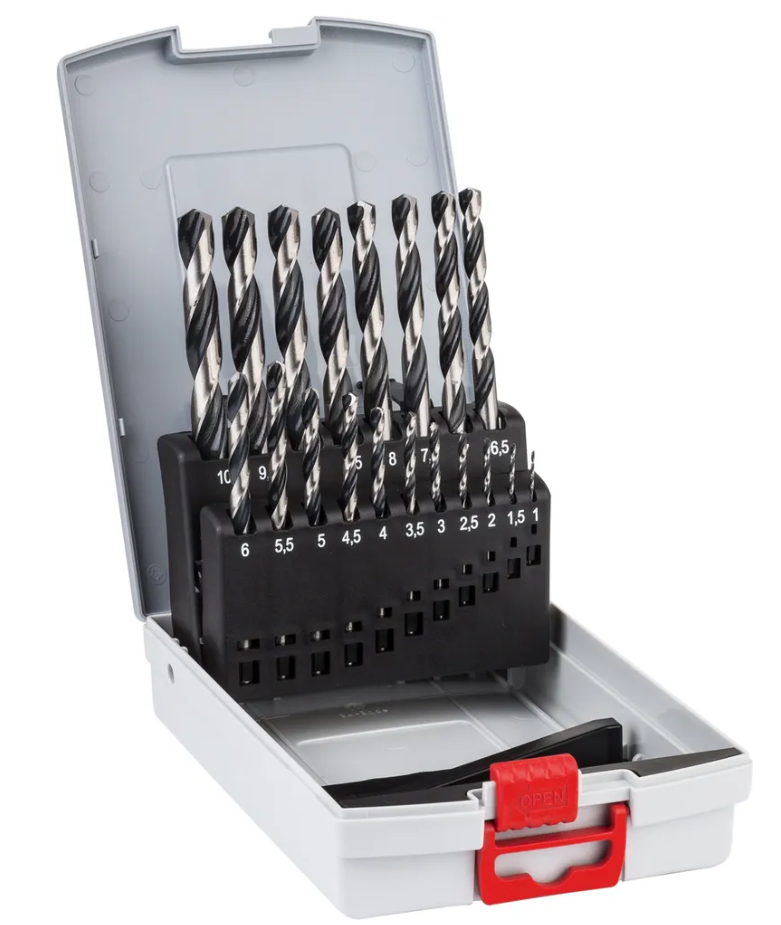 Set de burghie Bosch 1-10mm 19HSS 2607018391 photo 1
