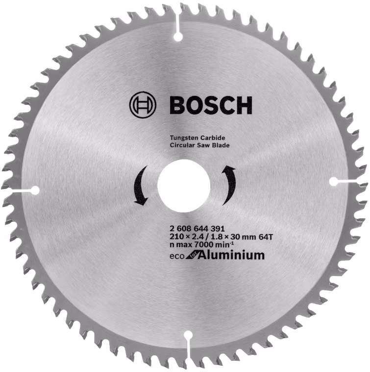Пильный диск Bosch Aluminiu ECO 210x2.4x30 64T, 2608644391