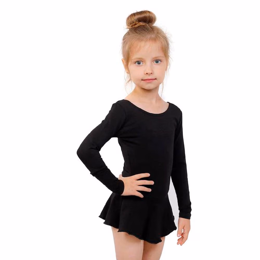 Costum p/u gimnastica cu fusta si maneca lunga Grace Dance TS Gymnastics 