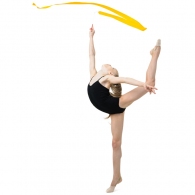 Baston gimnastic cu panglica Grace Dance Ribbon with stick thumbnav 2