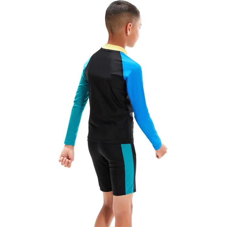 Costum de baie Speedo COLBL LS SP TOP & JAM / Barbati / Mărime 140 / Negru photo 5
