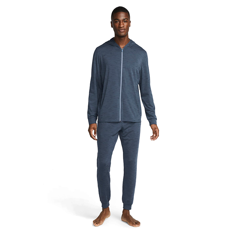 Hanorac pt bărbați Nike M NK DF TOP FZ HPRDRY LT YOGA S Albastru photo 3