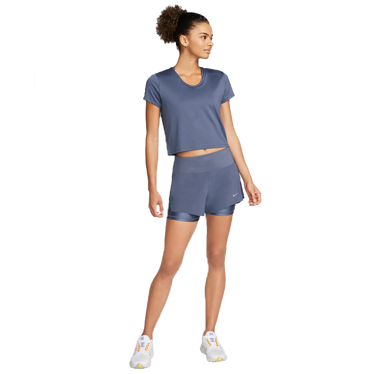 Шорты Nike W NK SWIFT DF MR 3IN 2N1 SHORT / Женский / XS / Синий photo 3