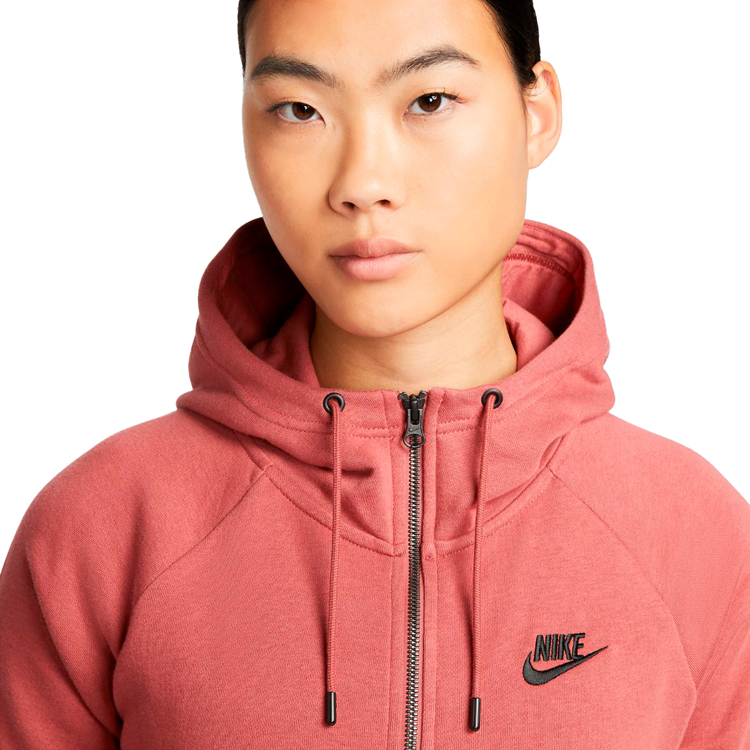 Hanorac Nike W NSW ESSNTL FLC FZ HOODIE S Roz Femei photo 4
