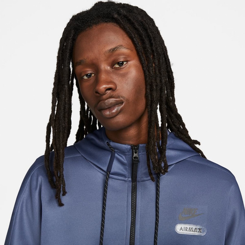 Hanorac pt bărbați Nike M NSW AIR MAX PK FZ HOODIE L Albastru photo 2