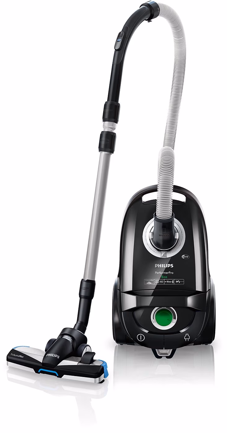 Пылесос с мешком Philips FC9197/91, 30 Вт, 78 дБ, Черный