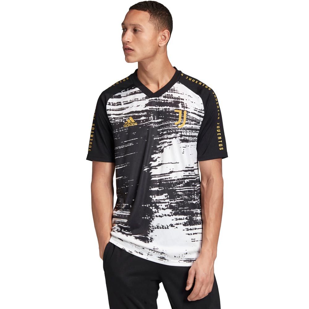 Футболка мужская Adidas JUVE PRESHI S Черный/Белый photo 2