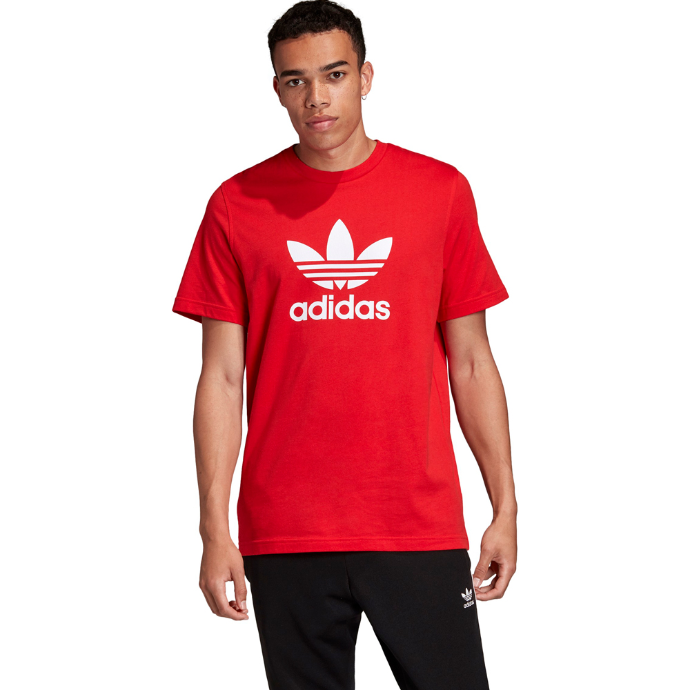 Tricou bărbătesc Adidas TREFOIL T-SHIRT L Rosu photo 3