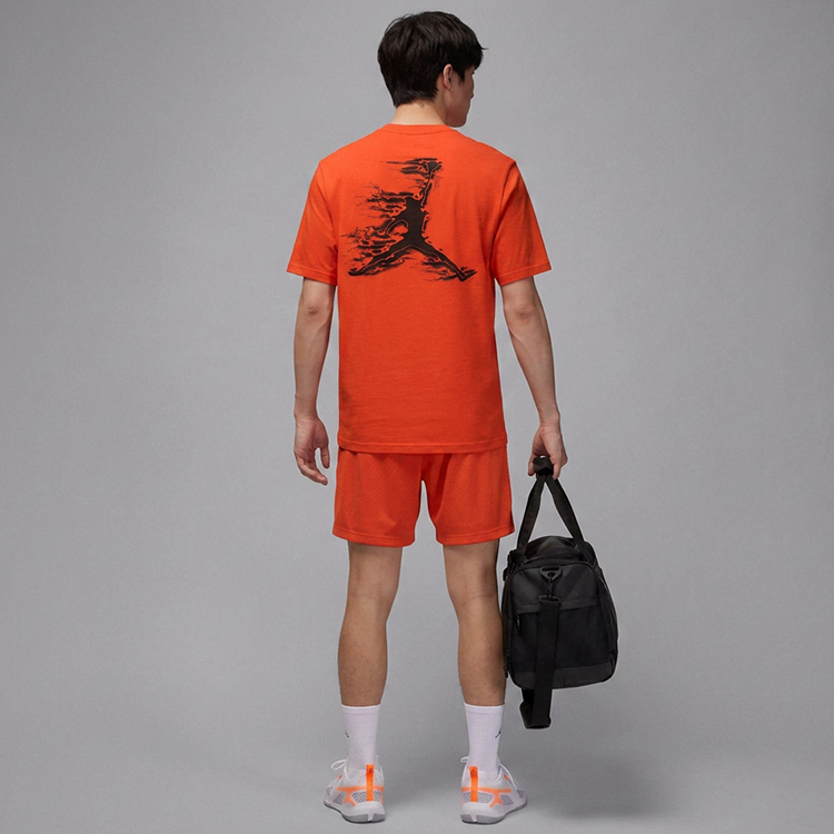 Tricou bărbătesc Nike M J DF SPRT JDN SS CREW L Oranj photo 3