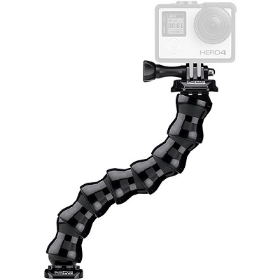 GoPro Gooseneck -this bendable neck delivers versatile camera-angle adjustability, making it easy to capture a wide range of perspectives. Can be combined it with any GoPro mount that features a quick release base, compatible with all GoPro cameras.
