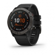 Garmin fenix 6X Sapphire - Carbon Gray DLC with Black Band thumbnav 1
