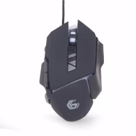 Gembird MUSG-06, Gaming Optical Mouse, 4000 pi programmable gaming mouse, 7 buttons, 7-color breathing RGB light effect, USB