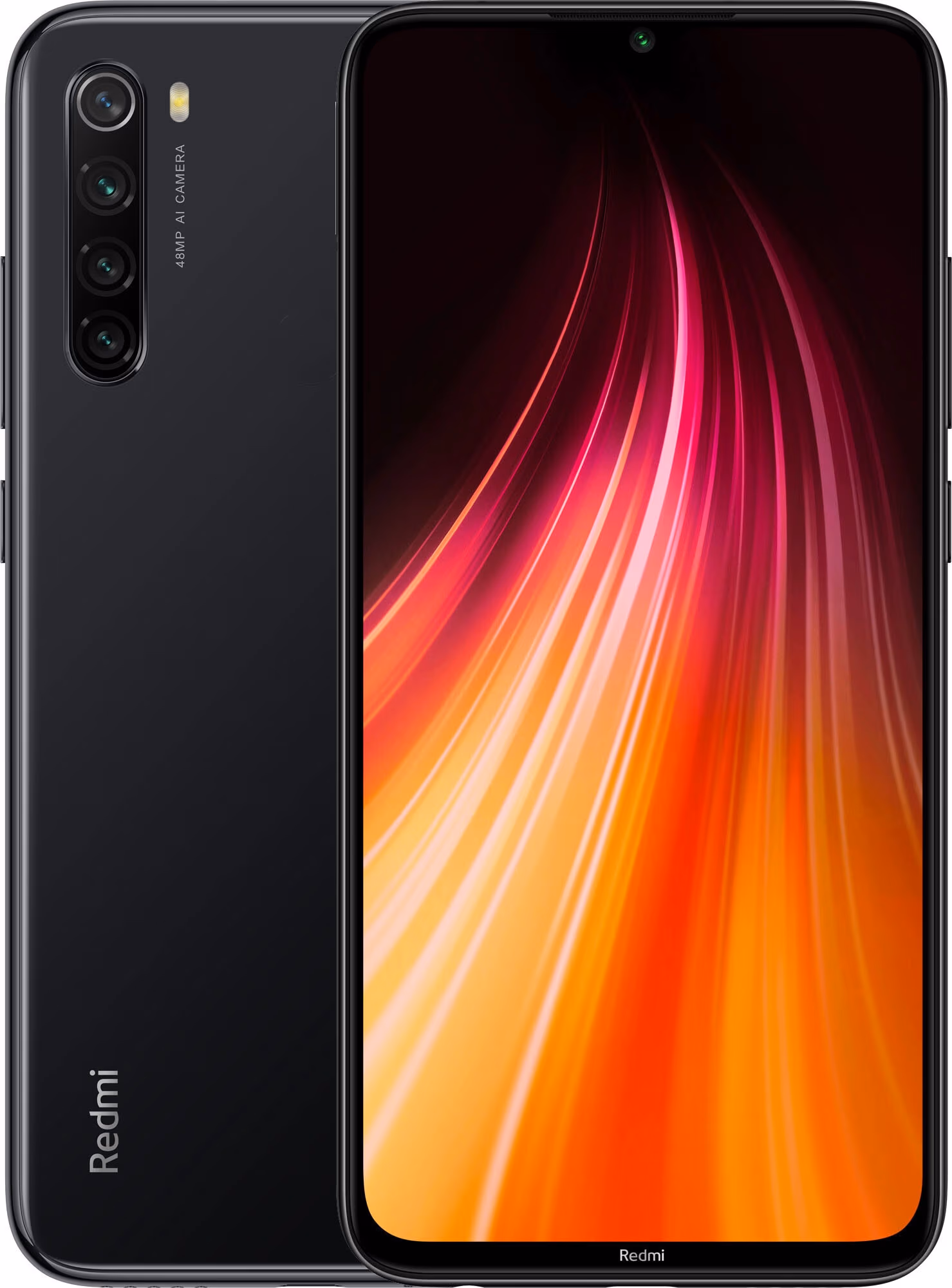 Xiaomi RedMi Note 8 (2021), 64GB/4GB, Black, 6.33" 1080x2340 IPS 