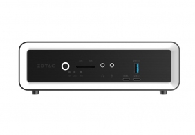 Mini PC (Barebone) ZOTAC ZBOX-CI662NANO-BE, Passive Cooling, Intel® Core™ i7-10510U 4C/8T, 1.8-4.9GHz, 2xDDR4 SODIMM, 1x2.5" SATA, Intel UHD Graphics, 2xUSB-C 3.1, 5xUSB 3.1, 2xGbE LAN, WiFi(802.11ac)/BT5.0, HDMI, DP, Mic/Speak Out, SD CardRead, VESA Moun thumbnav 1