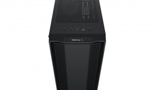 DEEPCOOL "CC560" ATX Case, with Side-Window (Tempered Glass Side Panel) & Mesh Front Panel, without PSU, Tool-less, Pre-installed: Front 3x120mm LED fans, Rear 1x140mm LED fan, Top panel Magnetic dust filter, 1xUSB3.0, 1xUSB2.0, 1xAudio, Black thumbnav 3