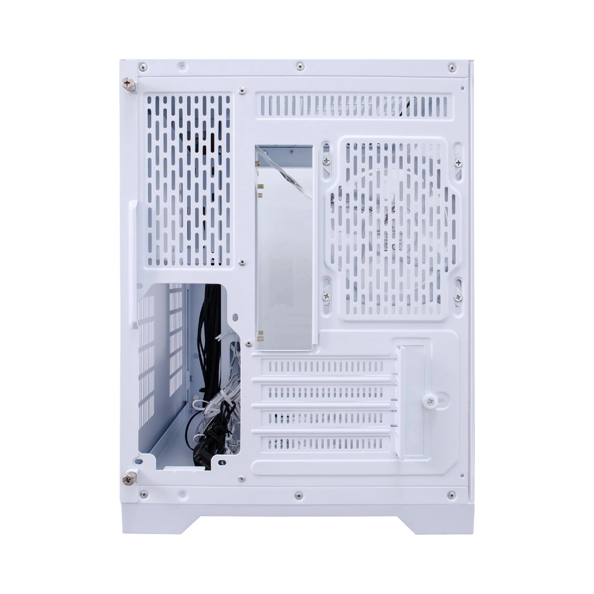 Carcasa 1STPLAYER MV5-TP / no PSU / Side-Window / 7x120mm / mATX / White photo 5