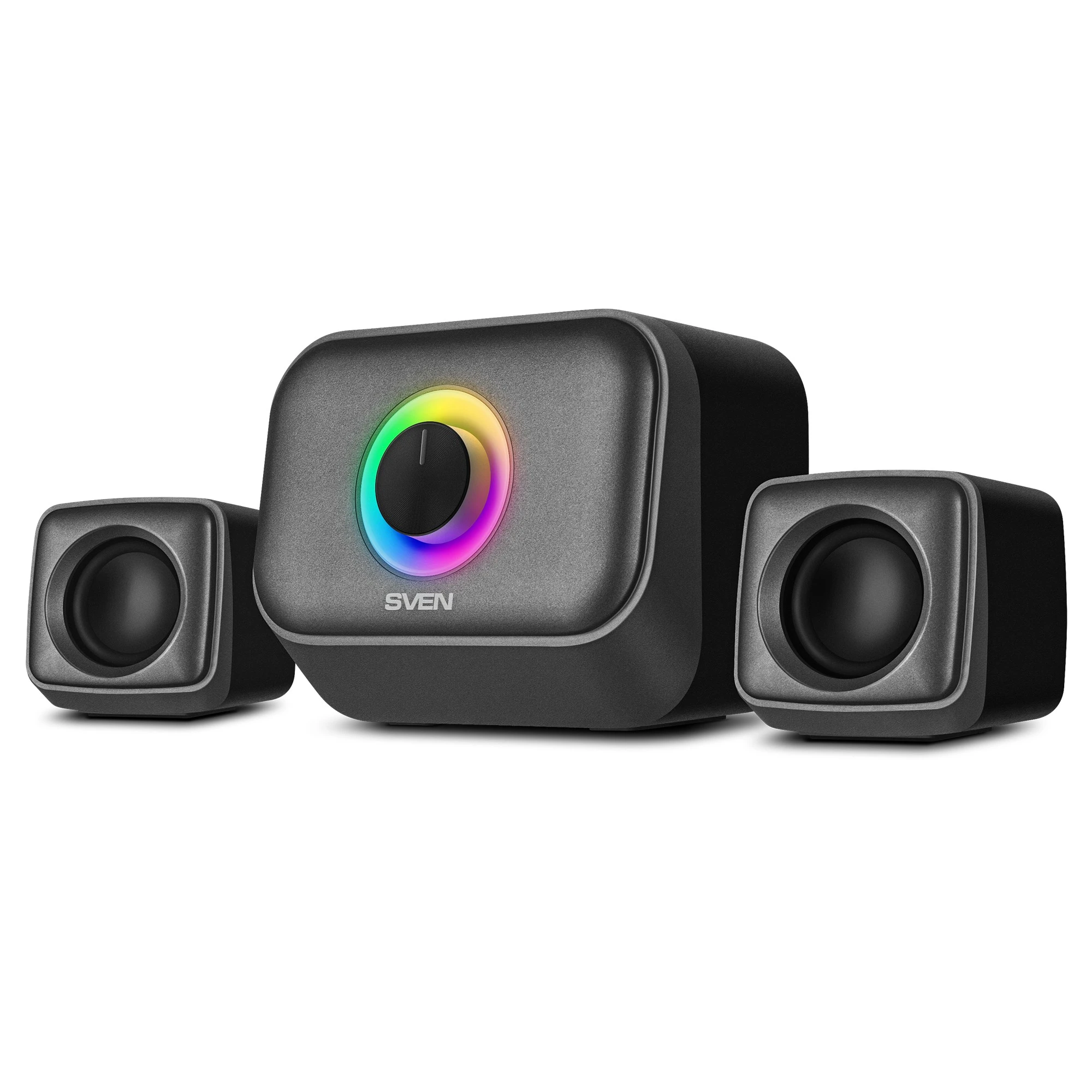 SVEN MS-G32 Black,  2.1, 13W (5W + 2x4W) RMS, USB Type-C, RGB, Bluetooth