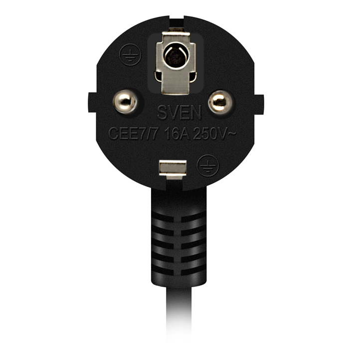 Surge Protector SVEN SF-05LU, 5 Sockets + 2 USB (2,4 A) , 3.0m, Black, color box photo 4