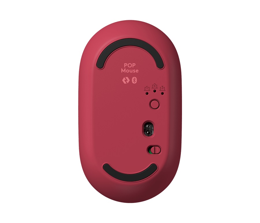 Logitech POP Mouse Wireless Mouse with Customizable Emoji, Multi-device, SilentTouch, SmartWheel, 2 Programmable buttons, Heartbreaker/Rose photo 6