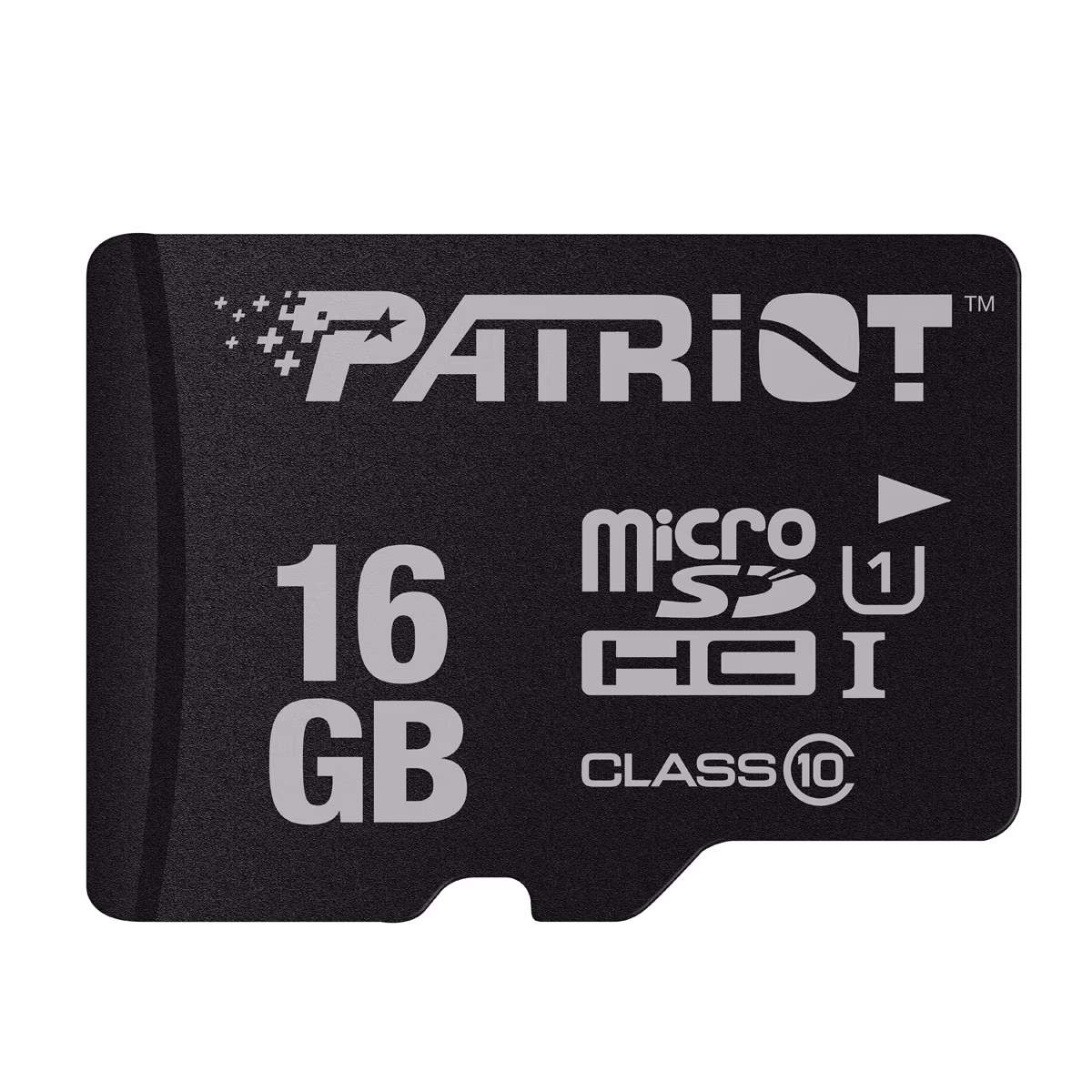 Карта памяти microSD Patriot LX Series/ 80MBps/ 16GB + SD adapter 