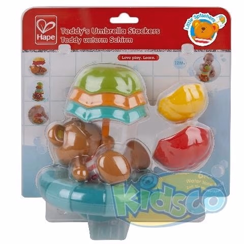 Hape E0203A Teddy`S Umbrella Stackers 