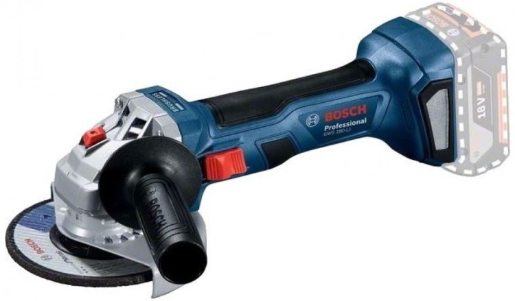 Polizor unghiular acumulator Bosch GWS 180LI Solo, 06019H9020 photo 1