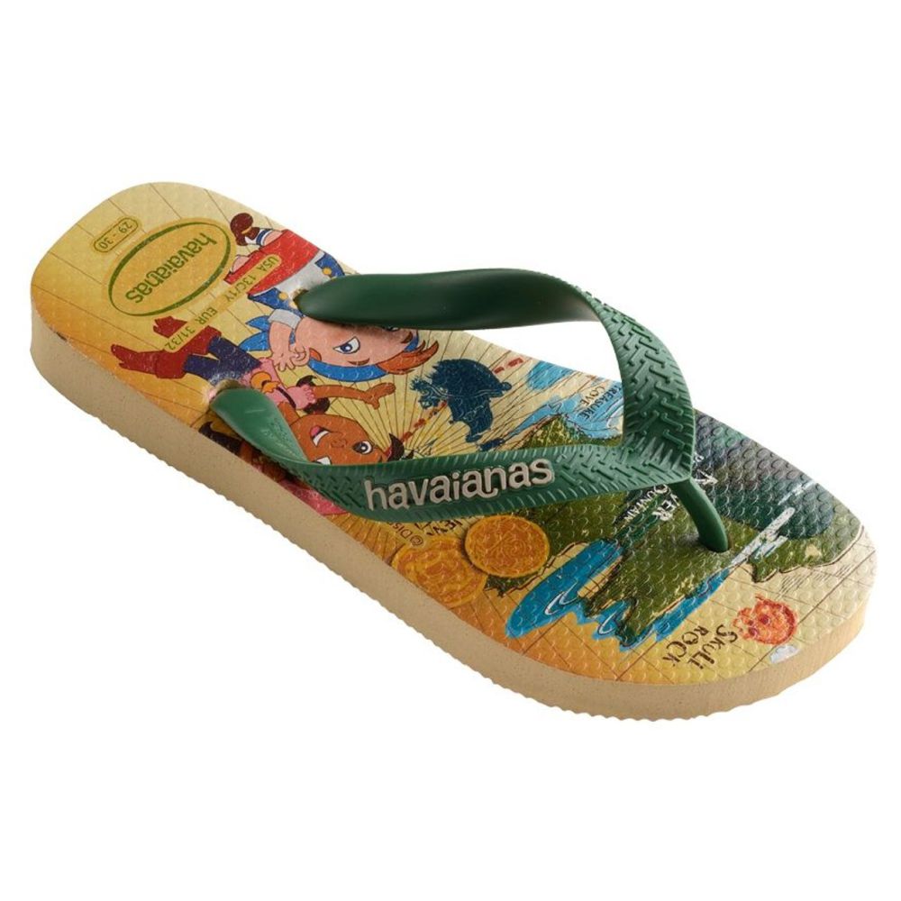 Slapi Havaianas JAKE E OS PIRATAS / 33/34 cm / Bej photo 2