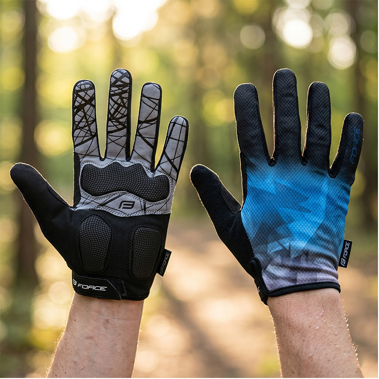 Manusi pentru bicicleta Force MTB CORE summer Albastru 9057292 photo 4