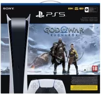 Игровая приставка Sony PlayStation 5 Digital Edition - White + God of War Ragnarok