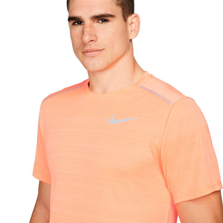 Футболка мужская Nike M NK DRY MILER TOP SS M Оранжевый photo 2