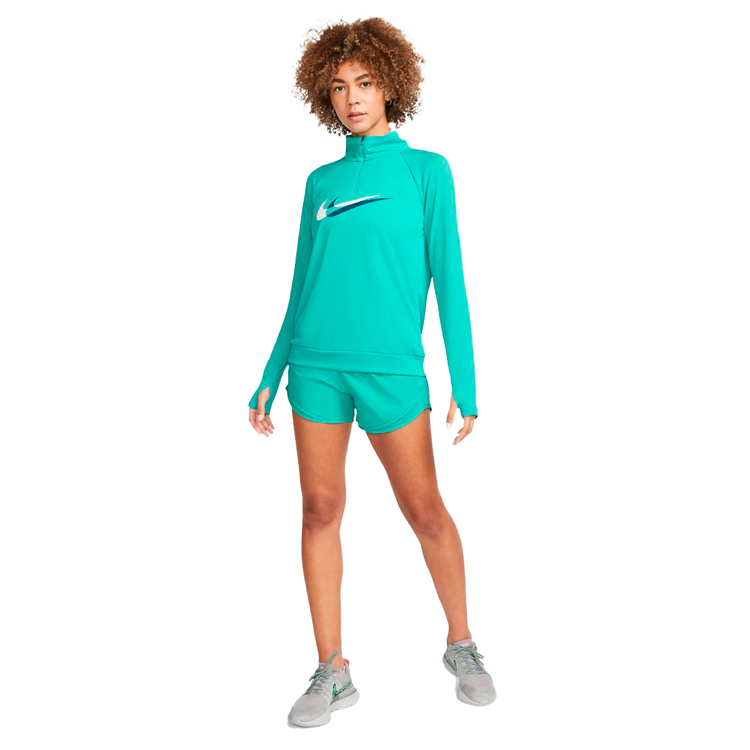Hanorac Nike W NK DF SWSH RUN HZ MDLAYR / Femei / XS / Verde photo 2
