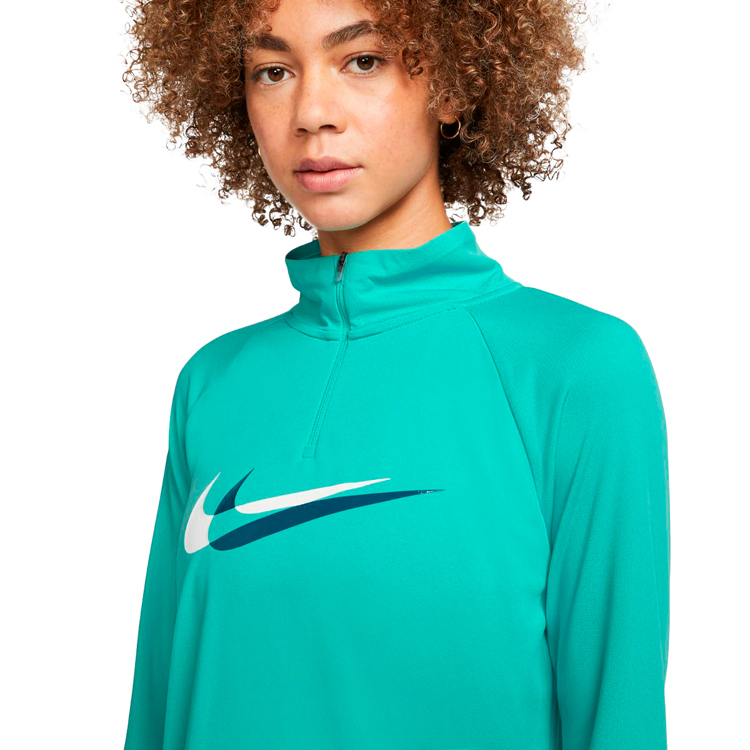 Hanorac Nike W NK DF SWSH RUN HZ MDLAYR / Femei / XS / Verde photo 4