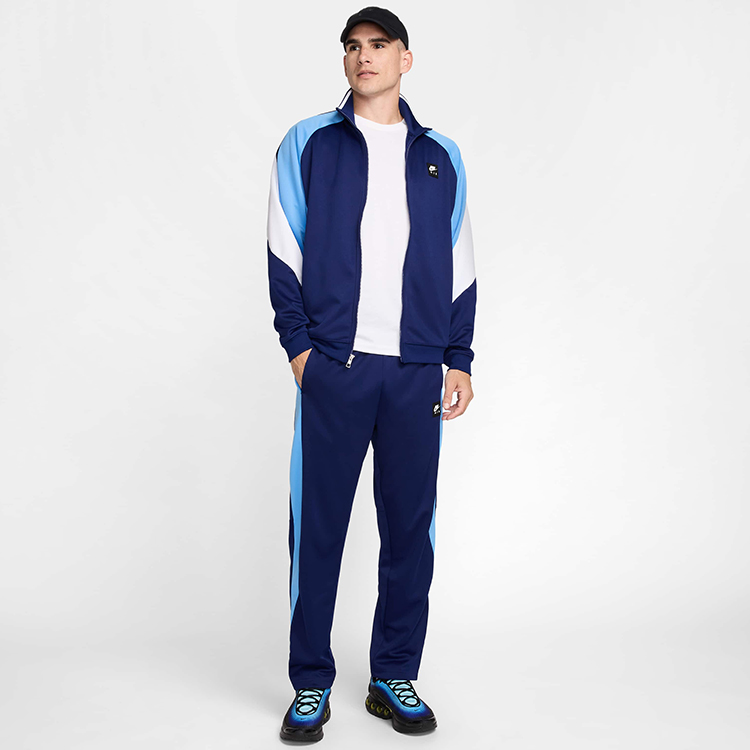 Hanorac pt bărbați Nike M AIR PK FZ JKT XXL Albastru photo 5