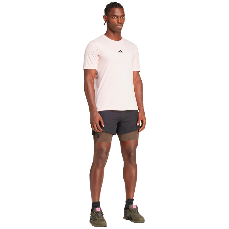 Tricou bărbătesc Adidas Power Tee S Roz photo 2
