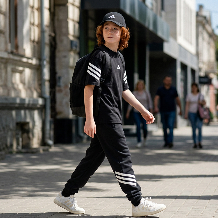Tricou Adidas J FI 3S T photo 6