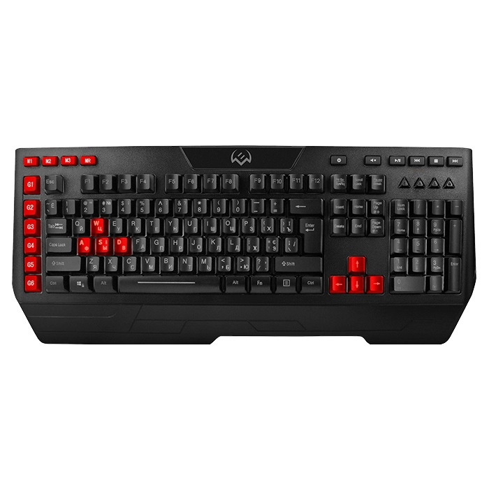 SVEN KB-G9600 RGB Gaming Keyboard, keys 120 keys, 16 Fn-keys, Backlight (RGB), USB, Black
