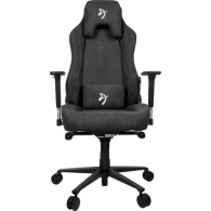Gaming/Office Chair AROZZI Vernazza Soft Fabric, Dark Grey, Soft Fabric, max weight up to 135-145kg / height 165-190cm, Recline 165°, 3D Armrests, Head and Lumber cushions, Metal Frame, Aluminium wheelbase, Large  nylon casters, W-28.5kg