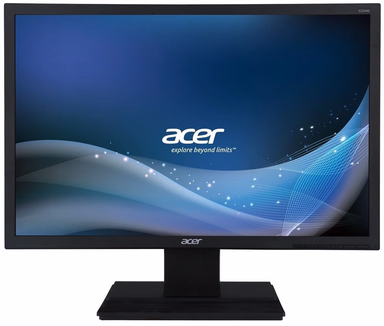 21.5" ACER LED V226WL Black (5ms, 100M:1, 250cd, 1680x1050, 170°/160°, VGA, DVI, VESA) [UM.EV6EE.009] 