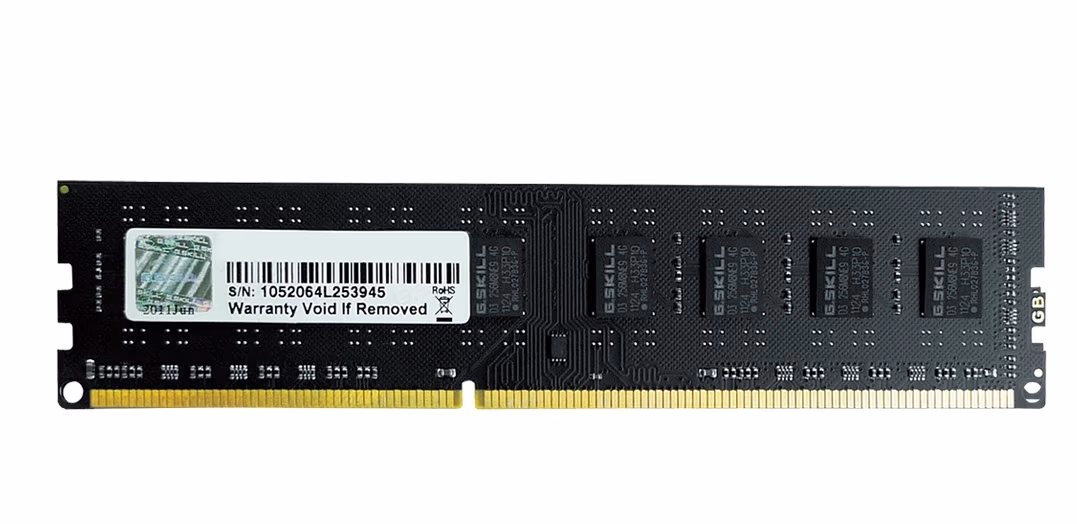 8GB DDR3-1600 G.SKILL Value PC12800 CL11, 1.5V
