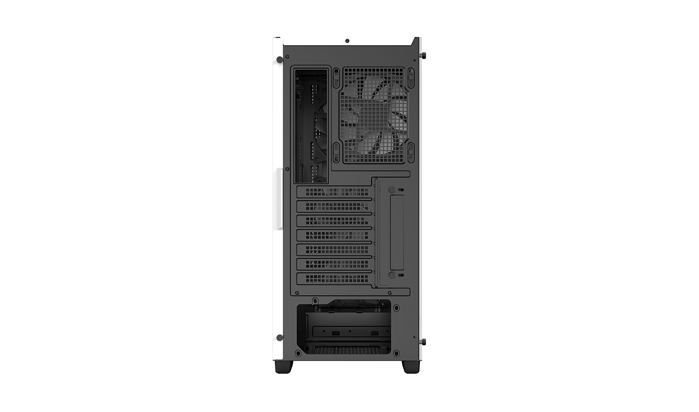 DEEPCOOL "CC560 WH" ATX Case, with Side-Window (Tempered Glass Side Panel) & Mesh Front Panel, without PSU, Tool-less, Pre-installed: Front 3x120mm LED fans, Rear 1x140mm LED fan, Top panel Magnetic dust filter, 1xUSB3.0, 1xUSB2.0, 1xAudio, White photo 5