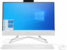 All-in-One PC - 23.8" HP AiO 24-df1037ur 23.8" FHD AG UWVA, Intel Core i5-1135G7, 1x8GB (2 slots) DDR4, 256GB M.2 PCIe NVMe SSD, Intel® Iris Xe Graphics, CR, HD Cam, WiFi ac 1x1 + BT5, HDMI, LAN, Wired USB KB & USB mouse, FreeDos, Snow White. thumbnav 1